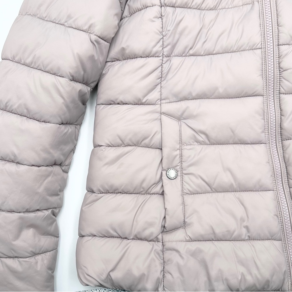 Barbour Shaw Quilted Puffer Jacket Hooded Lightweight Coat - Picture 14 of 15